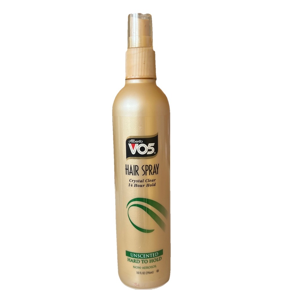 Alberto VO5 Hairspray Crystal Clear Unscented 14 Hour Hold Non-Aerosol 10 Oz‎